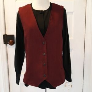Vintage Hill Country Clothiers large plaid vest